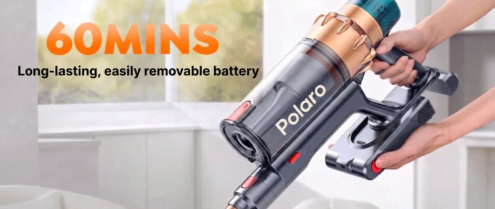 Polaro V18 removable battery