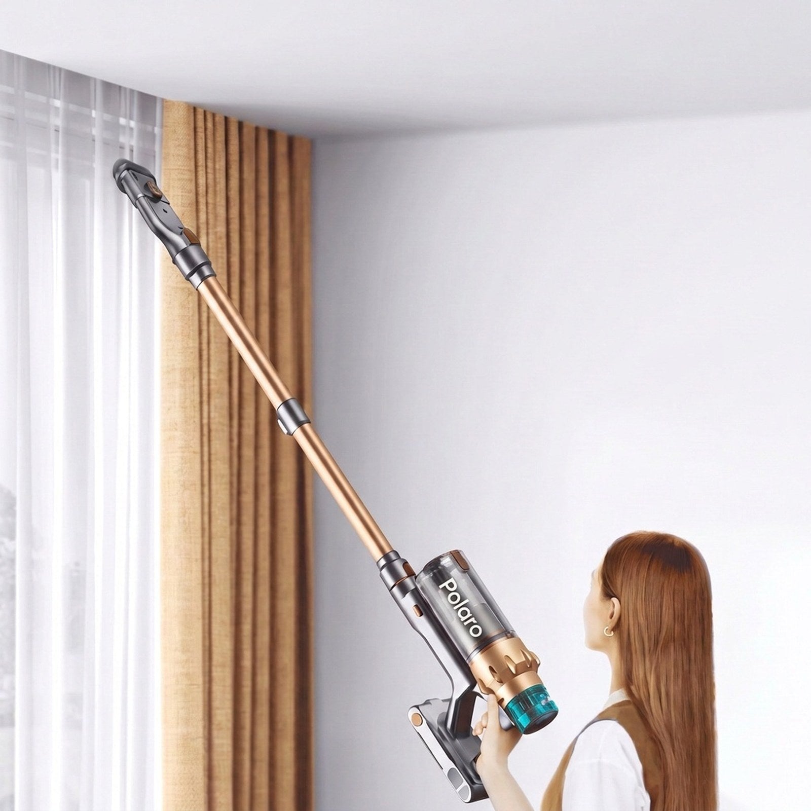 Dusting curtains